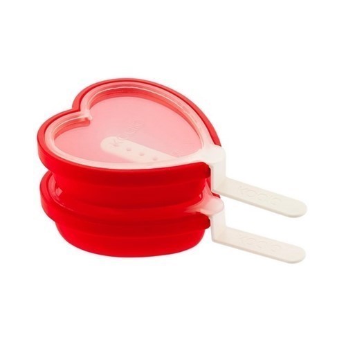 SET 2 MOLDES HELADO KOALA CORAZON SILICONA